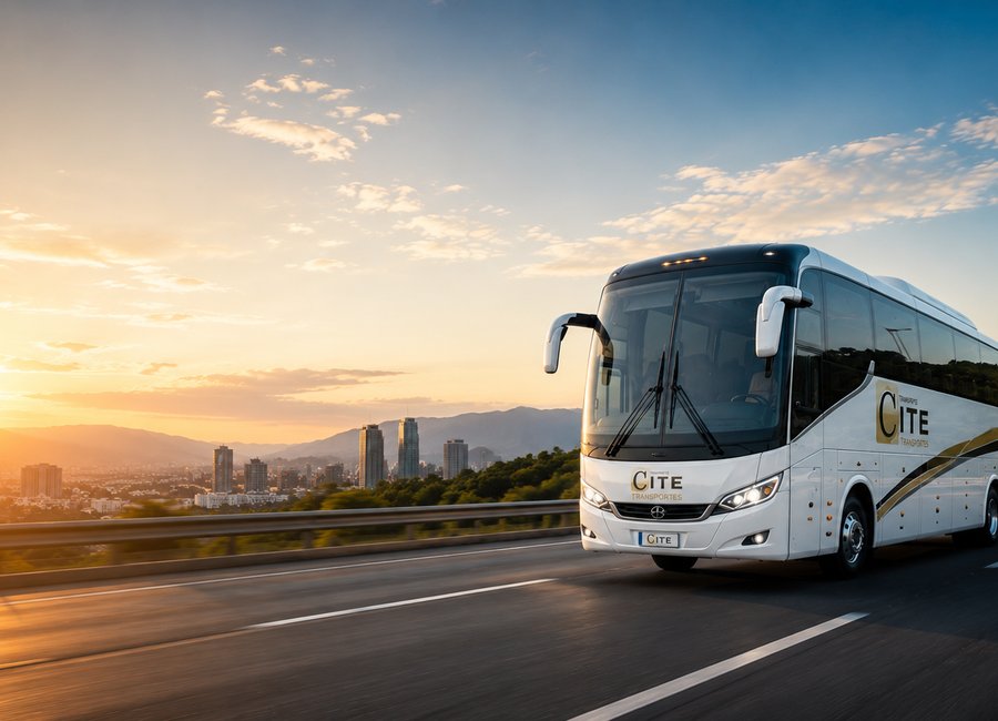 Bus de Transportes CITE en carretera