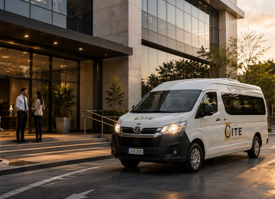 Van de Transportes CITE en operación